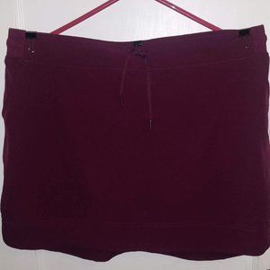 Dark purple/magenta versatile skort in women's XXL